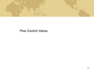 23
Flow Control Valves
 