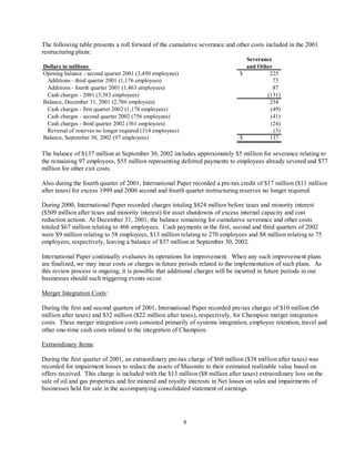 international paper Q3 2002 10-Q