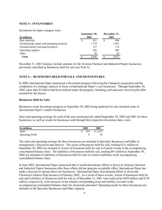 international paper Q3 2002 10-Q