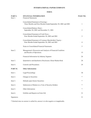 international paper Q3 2002 10-Q
