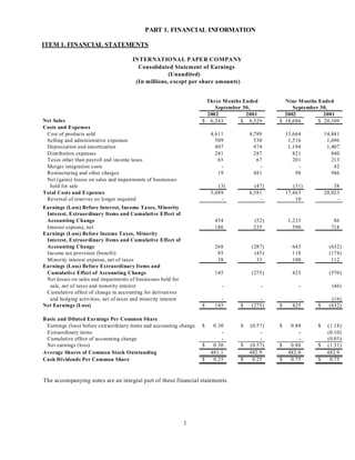 international paper Q3 2002 10-Q