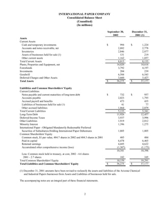 international paper Q3 2002 10-Q