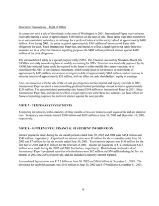 international paper  Q2 2002 10-Q