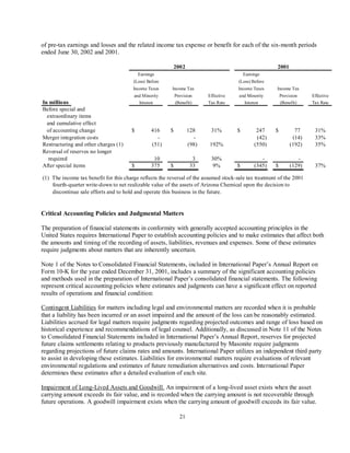international paper  Q2 2002 10-Q