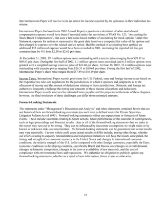 international paper  Q2 2002 10-Q