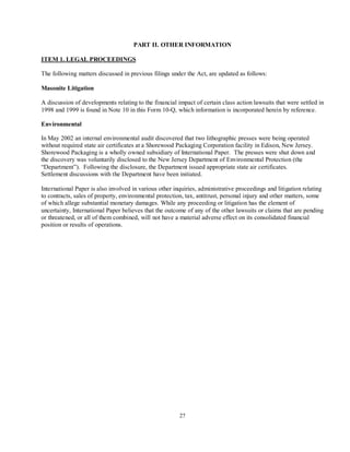 international paper  Q2 2002 10-Q