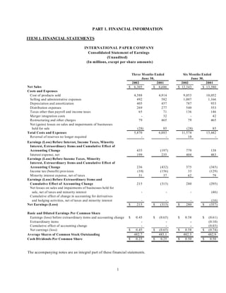 international paper  Q2 2002 10-Q