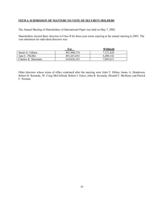 international paper  Q2 2002 10-Q