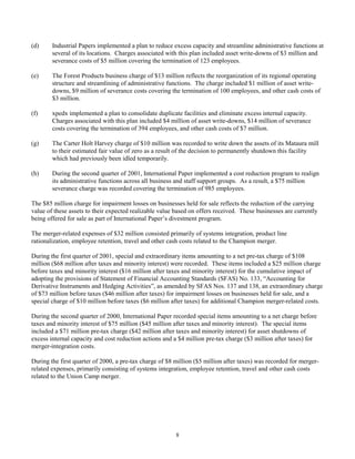 international paper Q2 2001 10-Q