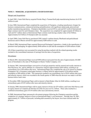 international paper Q2 2001 10-Q