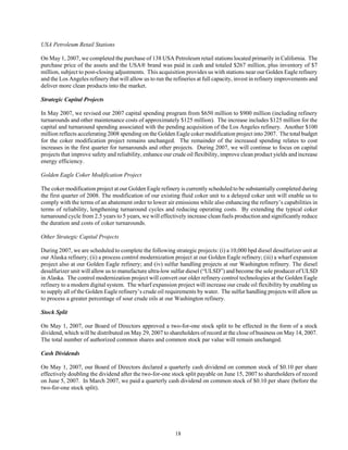 tesoro 	10-Q First Quarter 2007