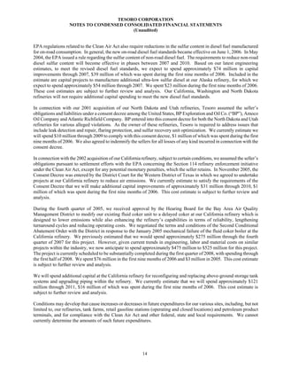 tesoro 10-Q Third Quarter 2006