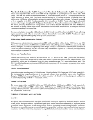 tesoro 10-Q Third Quarter 2006