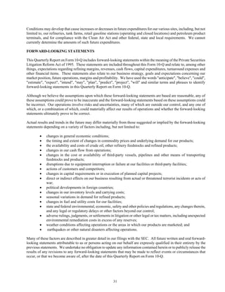 tesoro 10-Q Third Quarter 2006