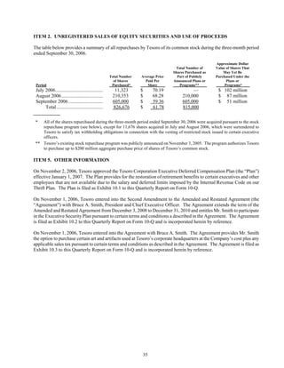 tesoro 10-Q Third Quarter 2006