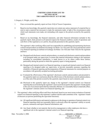 tesoro 10-Q Third Quarter 2006
