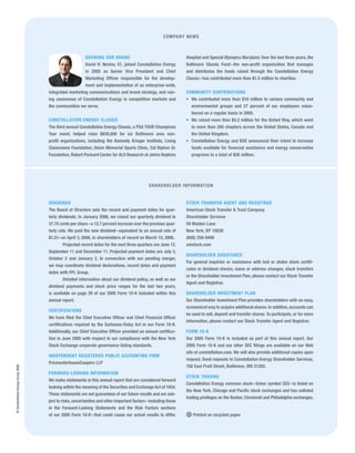 constellation energy 2005 Annual Report
