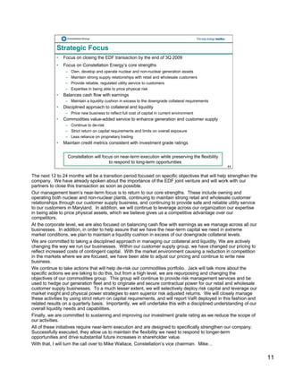 constellation energy 2008 Fourth Quarter Supporting Materials