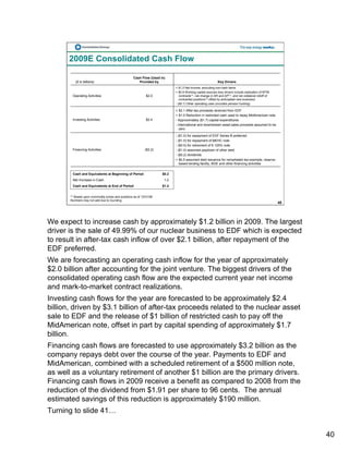 constellation energy 2008 Fourth Quarter Supporting Materials