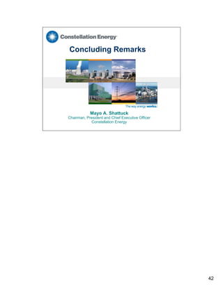 constellation energy 2008 Fourth Quarter Supporting Materials