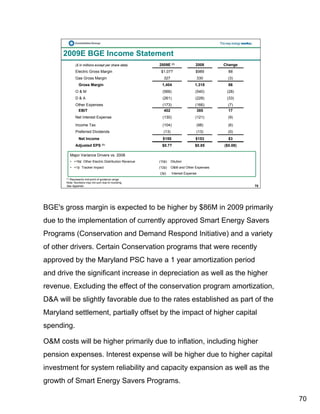 constellation energy 2008 Fourth Quarter Supporting Materials