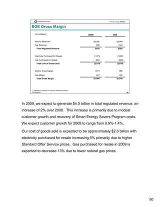 constellation energy 2008 Fourth Quarter Supporting Materials