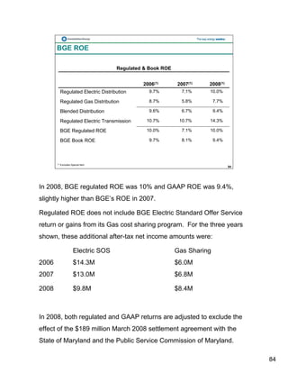 constellation energy 2008 Fourth Quarter Supporting Materials