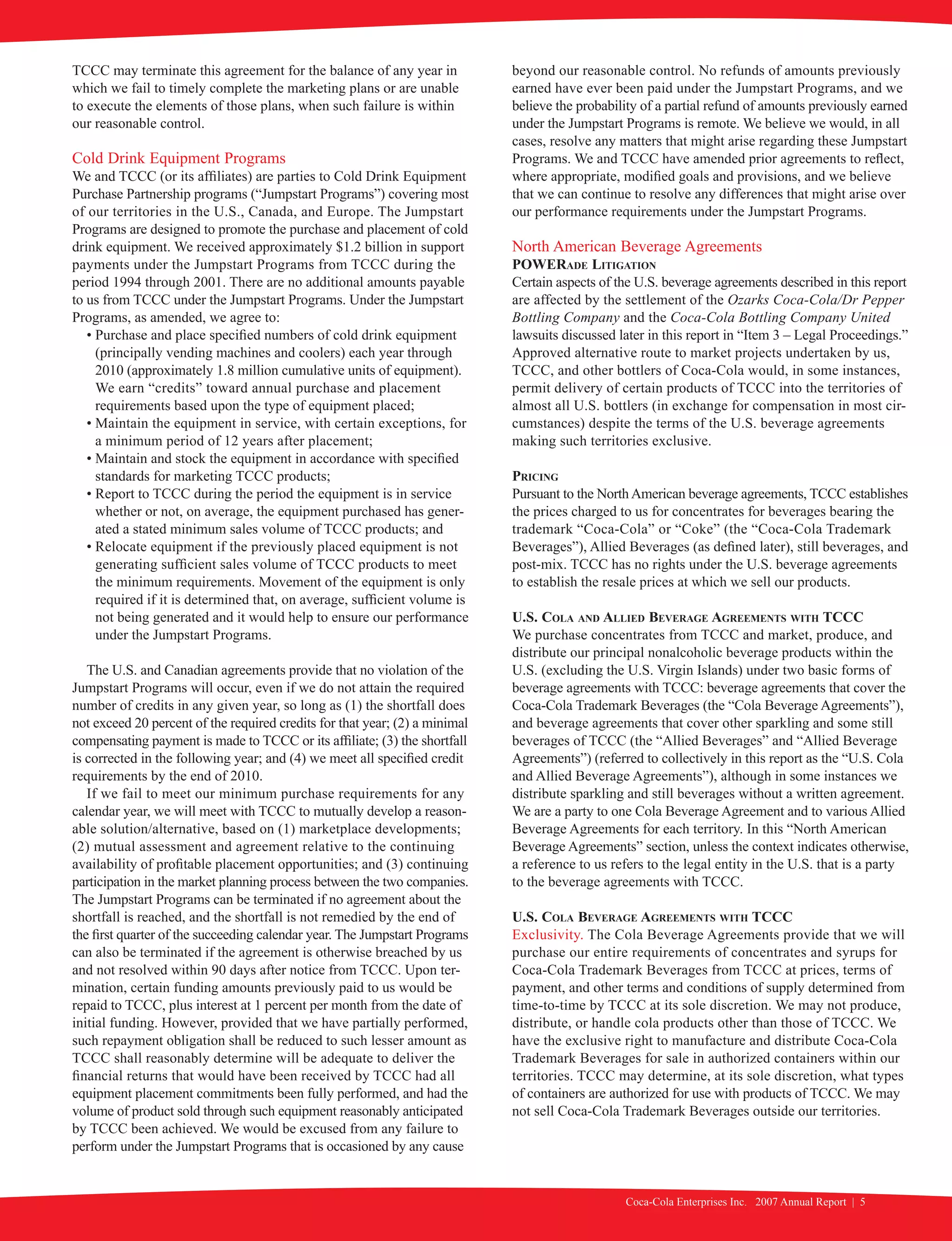 coca cola enterprises annual reports 2007