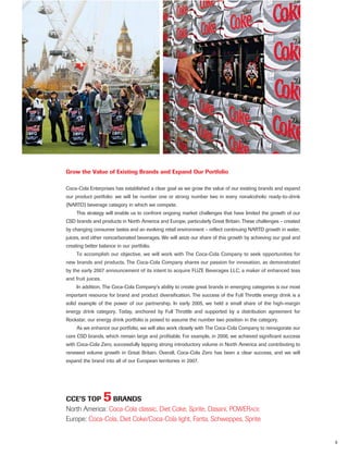 coca cola enterprises annual reports 2006