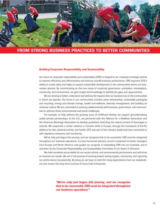 coca cola enterprises annual reports 2006