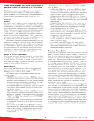 coca cola enterprises annual reports 2006