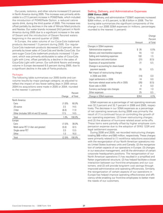 coca cola enterprises annual reports 2006