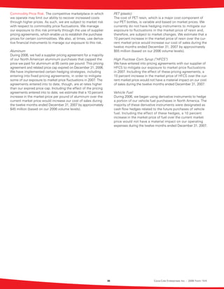 coca cola enterprises annual reports 2006