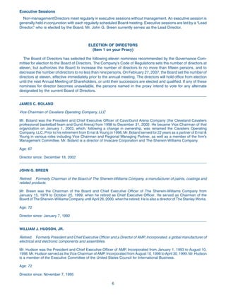 goodyear Proxy Statement 2007