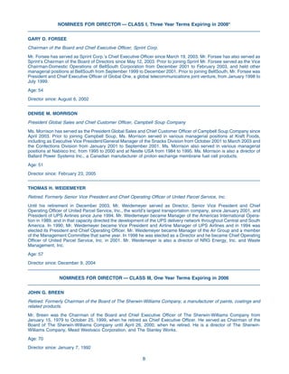 goodyear Proxy Statement 2005