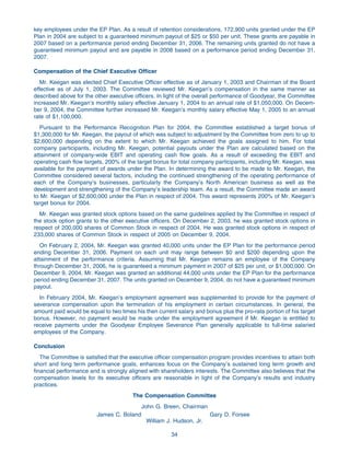 goodyear Proxy Statement 2005