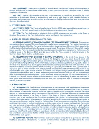 goodyear Proxy Statement 2005