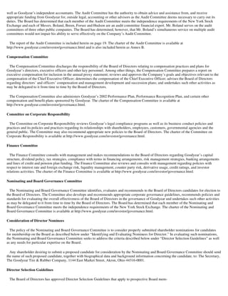 goodyear Proxy Statement 2004