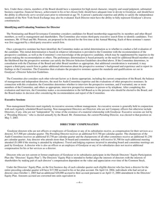 goodyear Proxy Statement 2004