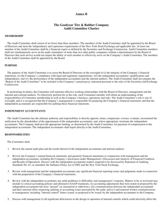 goodyear Proxy Statement 2004