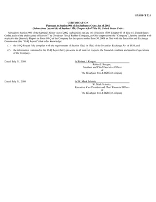 goodyear 10Q Reports 2Q'08 10-Q
