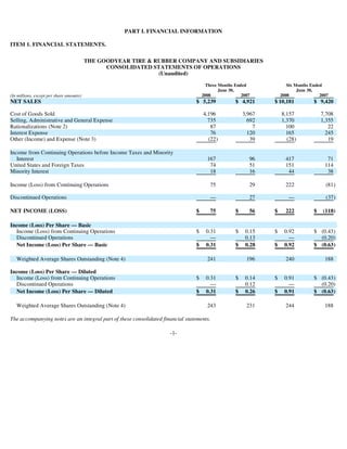 goodyear 10Q Reports 2Q'08 10-Q