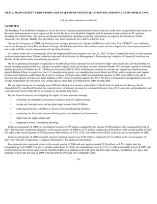 goodyear 10Q Reports 2Q'08 10-Q
