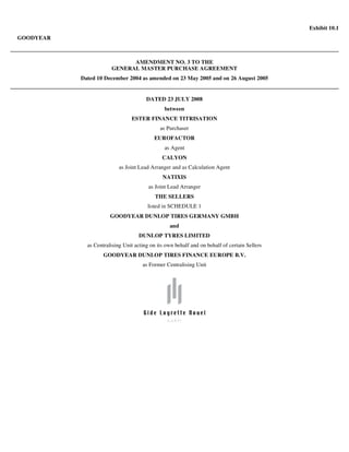 goodyear 10Q Reports 2Q'08 10-Q