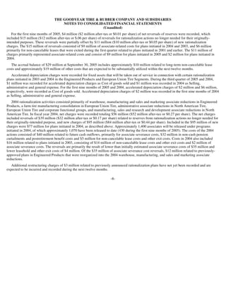 goodyear 10Q Reports3Q'05 10-Q