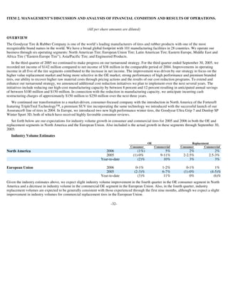 goodyear 10Q Reports3Q'05 10-Q