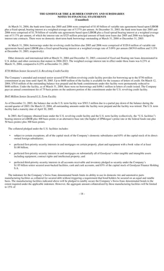 goodyear 10Q Reports1Q'04 10-Q/A