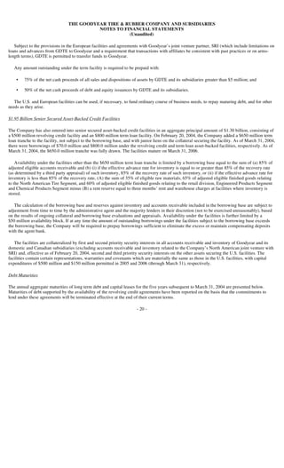 goodyear 10Q Reports1Q'04 10-Q/A