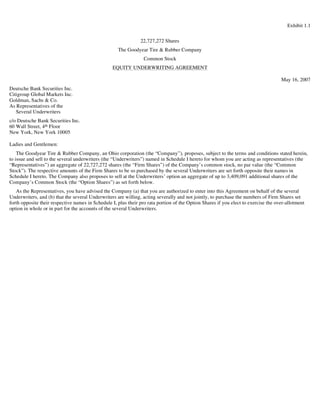 goodyear 8K Reports 05/22/07