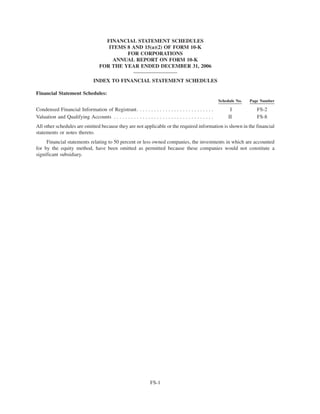 goodyear 10K Reports 2006